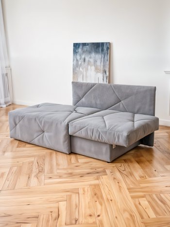 Диван 1010 серый, правый (BRENDOSS) в Артёмовском - artyomovskij.mebel-e96.ru