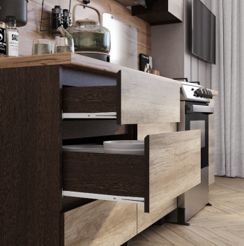 Кухонный гарнитур Энигма 1600 мм (БТС) в Артёмовском - artyomovskij.mebel-e96.ru