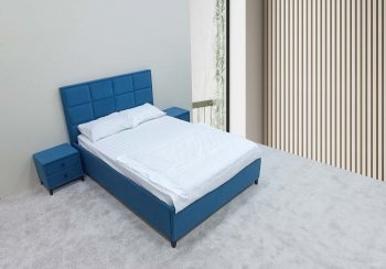 Кровать с подъемным механизмом Мега синий (Лин) в Артёмовском - artyomovskij.mebel-e96.ru