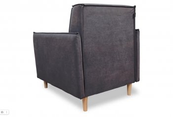 Кресло 831 Графит, велюр (Brendoss) в Артёмовском - artyomovskij.mebel-e96.ru