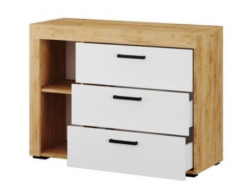 Комод Адель белый (Текс) в Артёмовском - artyomovskij.mebel-e96.ru