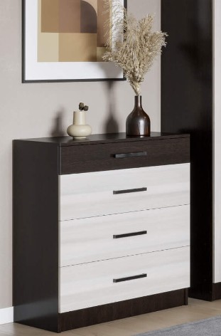 Комод 800-4Я Адель венге/лоредо (Эра) в Артёмовском - artyomovskij.mebel-e96.ru | фото