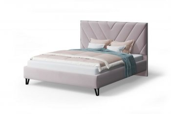 Кровать Аделия мягкая Dusty rose (пепельная роза), 1600 (МЛК) в Артёмовском - artyomovskij.mebel-e96.ru