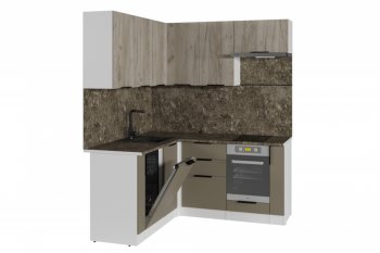 Кухонный гарнитур Альба мега прайм 2 1600х1700 мм (ПМ+СДШ) (Герда) в Артёмовском - artyomovskij.mebel-e96.ru