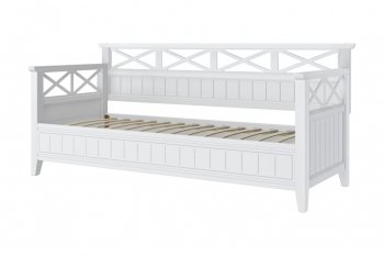 Кровать из массива Амелия белый античный (БМ) в Артёмовском - artyomovskij.mebel-e96.ru