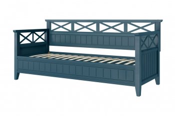 Кровать из массива Амелия сапфир без ящиков (БМ) в Артёмовском - artyomovskij.mebel-e96.ru