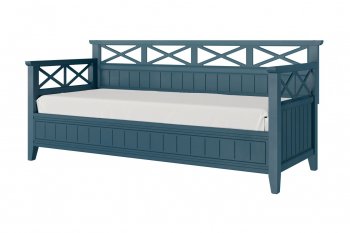 Кровать из массива Амелия сапфир без ящиков (БМ) в Артёмовском - artyomovskij.mebel-e96.ru