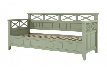 Кровать из массива Амелия зеленый самшит (БМ) в Артёмовском - artyomovskij.mebel-e96.ru