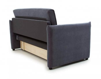 Диван Атика 125, велюр Ультра грей (темно-серый) (Аврора) в Артёмовском - artyomovskij.mebel-e96.ru