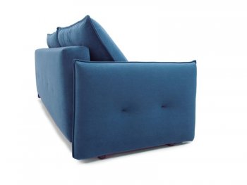 Диван Аура 3П, велюр Амели (синий) 09 (Аврора) в Артёмовском - artyomovskij.mebel-e96.ru