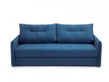 Диван Аура 3П, велюр Амели (синий) 09 (Аврора) в Артёмовском - artyomovskij.mebel-e96.ru