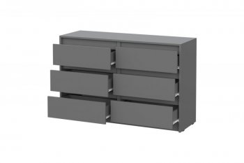 Комод Айден КМ06-1200 серый графит (ИЦ) в Артёмовском - artyomovskij.mebel-e96.ru