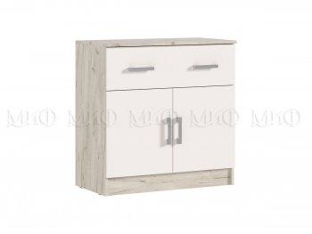 Комод 1 ящик 2 двери Бася крафт/кашемир (Миф) в Артёмовском - artyomovskij.mebel-e96.ru