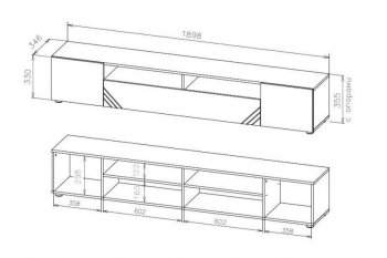 Тумба для телевидеоаппаратуры Байкал (СВ) в Артёмовском - artyomovskij.mebel-e96.ru