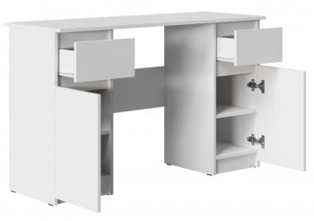 Стол письменный Бостон лайт СП-002 белый (Стиль) в Артёмовском - artyomovskij.mebel-e96.ru