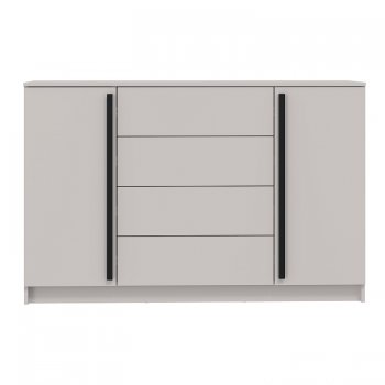 Комод 67.11 Брандо ЛДСП New кашемир (Олмеко) в Артёмовском - artyomovskij.mebel-e96.ru