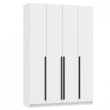 Шкаф 1600 мм 67.13 Брандо ЛДСП белый (высота 2400) (Олмеко) в Артёмовском - artyomovskij.mebel-e96.ru