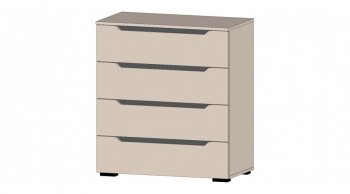 Британа Комод 4 ящика (Лин) в Артёмовском - artyomovskij.mebel-e96.ru