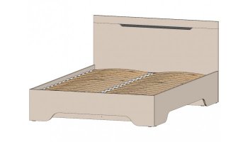 Кровать двуспальная Британа (Лин) в Артёмовском - artyomovskij.mebel-e96.ru