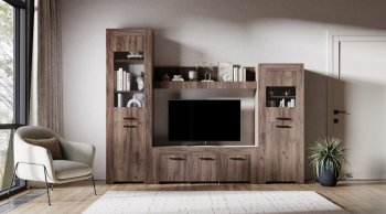 Стенка Бруно (Лин) в Артёмовском - artyomovskij.mebel-e96.ru