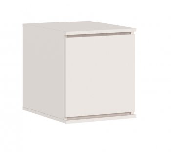 Пенал Челси 450 мм с антресолью белый (Миф) в Артёмовском - artyomovskij.mebel-e96.ru