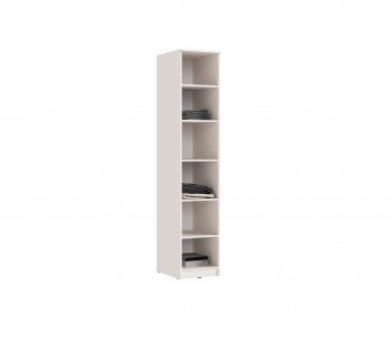 Пенал 400 мм Челси (1 створка) с антресолью, Кашемир (Миф) в Артёмовском - artyomovskij.mebel-e96.ru