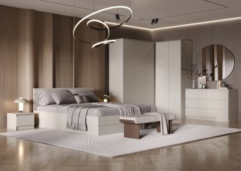 Спальный гарнитур Челси Кашемир. модульный (Миф) в Артёмовском - artyomovskij.mebel-e96.ru