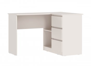 Письменный стол угловой + Стеллаж Челси кашемир (Миф) в Артёмовском - artyomovskij.mebel-e96.ru