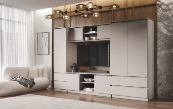 Стенка Челси Кашемир (Миф) в Артёмовском - artyomovskij.mebel-e96.ru