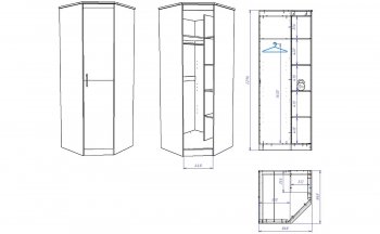 Шкаф угловой Денвер (СБК) в Артёмовском - artyomovskij.mebel-e96.ru