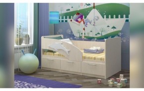 Детская кровать Дельфин-5 80х160 (Р) в Артёмовском - artyomovskij.mebel-e96.ru