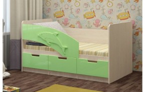 Детская кровать Дельфин-6 МДФ, 80х180 в Артёмовском - artyomovskij.mebel-e96.ru
