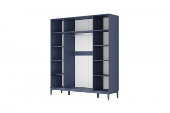 Шкаф 1954 мм Джали Тёмно-Лазурный (БМ) в Артёмовском - artyomovskij.mebel-e96.ru