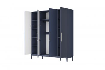 Шкаф 1954 мм Джали Тёмно-Лазурный (БМ) в Артёмовском - artyomovskij.mebel-e96.ru