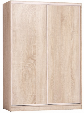 Шкаф-купе Домашний 1600 дуб сонома без зеркала в Артёмовском - artyomovskij.mebel-e96.ru