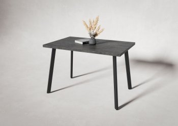 Стол нераздв. Дублин 32 КРАФТ В2, ЛДСП Цемент темный (Вудман) в Артёмовском - artyomovskij.mebel-e96.ru