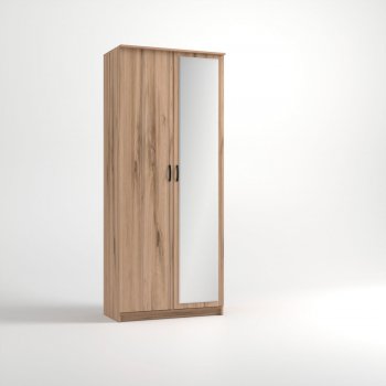 Шкаф 960 мм 2-х ств. «Дуэт Люкс» с зеркалом (Эко) в Артёмовском - artyomovskij.mebel-e96.ru