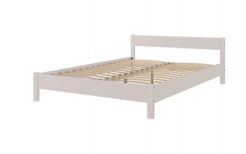 Кровать из массива Эби Льняной (БМ) в Артёмовском - artyomovskij.mebel-e96.ru