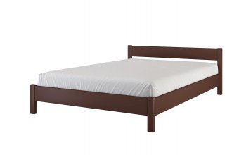 Кровать из массива Эби Орех (БМ) в Артёмовском - artyomovskij.mebel-e96.ru