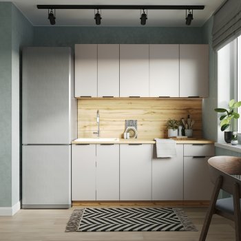 КУхонный гарнитур Эстетик 1800 мм порт-ройал (Сурская) в Артёмовском - artyomovskij.mebel-e96.ru