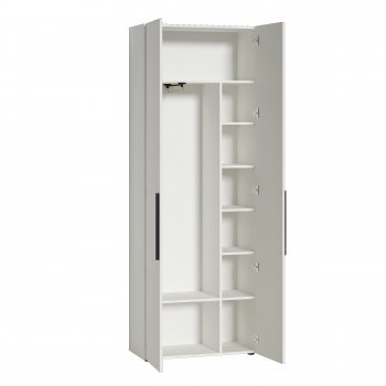 Шкаф для одежды 800 мм Эйр 13.340 белый (Моби) в Артёмовском - artyomovskij.mebel-e96.ru