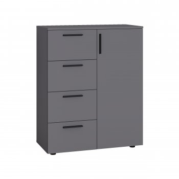 Комод Эйр 16.241 графит (Моби) в Артёмовском - artyomovskij.mebel-e96.ru