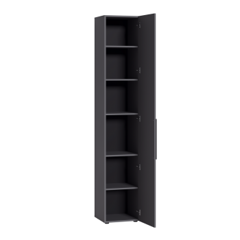 Шкаф модульный Эйр, графит (Моби) в Артёмовском - artyomovskij.mebel-e96.ru