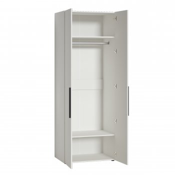 Шкаф для одежды 800 мм Эйр 13.341 белый (Моби) в Артёмовском - artyomovskij.mebel-e96.ru