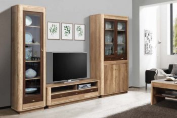 Стенка Фантазия модульная (Олмеко) в Артёмовском - artyomovskij.mebel-e96.ru