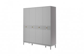 Шкаф распашной 1954 мм ШР-4 антрацит (БМ) в Артёмовском - artyomovskij.mebel-e96.ru