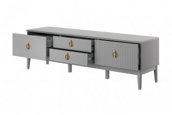 Стенка Фарго модульная антрацит (БМ) в Артёмовском - artyomovskij.mebel-e96.ru