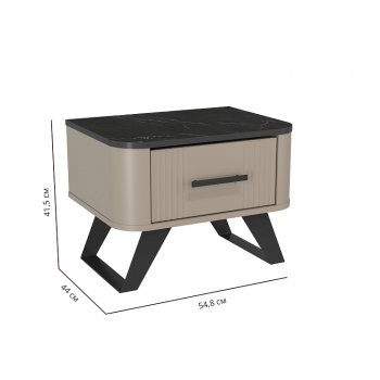 Тумба прикроватная 76.07 Фиделия (Олмеко) в Артёмовском - artyomovskij.mebel-e96.ru