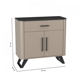 Комод 76.03 Фиделия Фиделия (Олмеко) в Артёмовском - artyomovskij.mebel-e96.ru