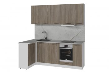 Угловой кухонный гарнитур Фьюджи прайм 400 1100*2000 мм (Герда) в Артёмовском - artyomovskij.mebel-e96.ru